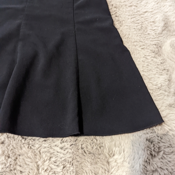 Y2K Vintage Fit Flare Black A-Line Skirt - Picture 4 of 5